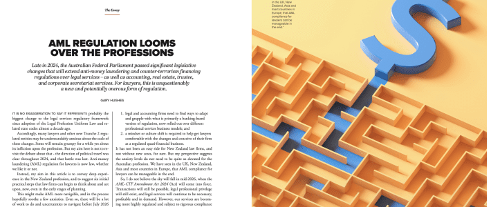 New Tranche 2 AML Regulation in Australia – Article in NSW Law Society Journal