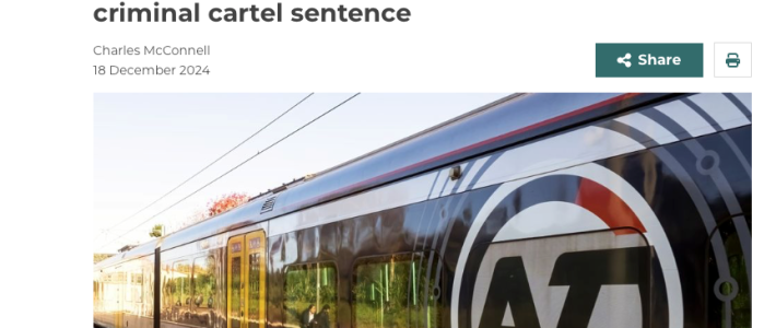 First Ever Criminal Cartel Case in New Zealand